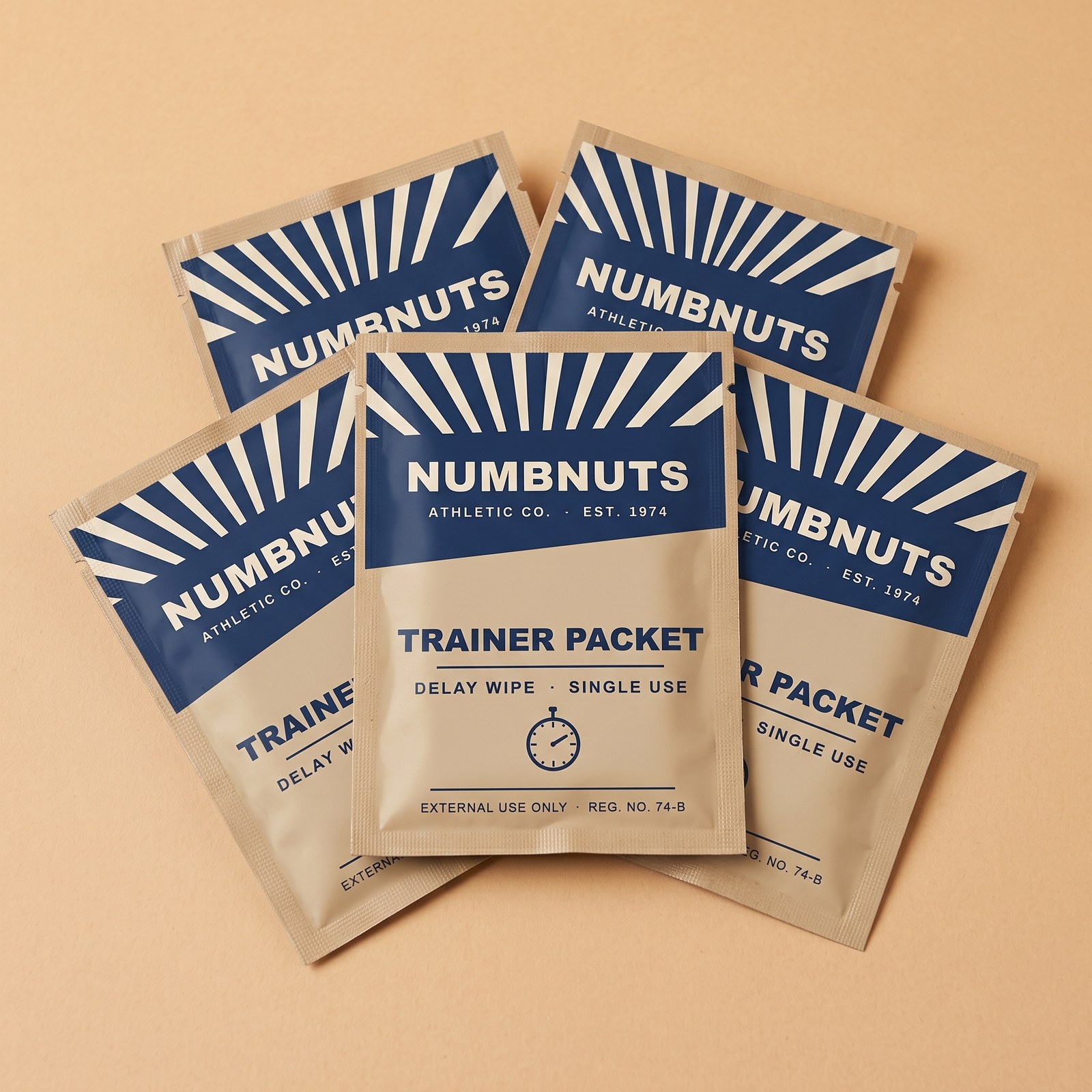 Trainer Packets — single-use kraft foil sachets